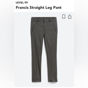 Level 99 size 29 dark gray trousers EUC Francis Straight leg
